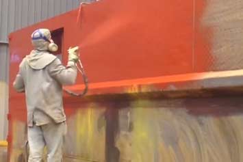 沈陽機械設備噴漆的過程